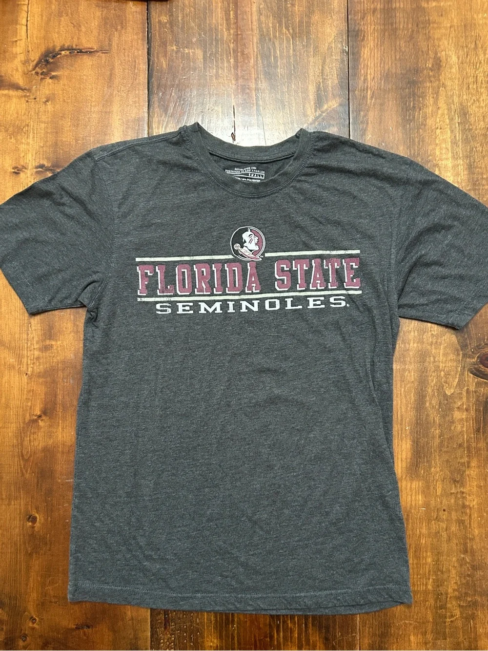 Florida State Seminoles Charcoal Small Graphic Tee